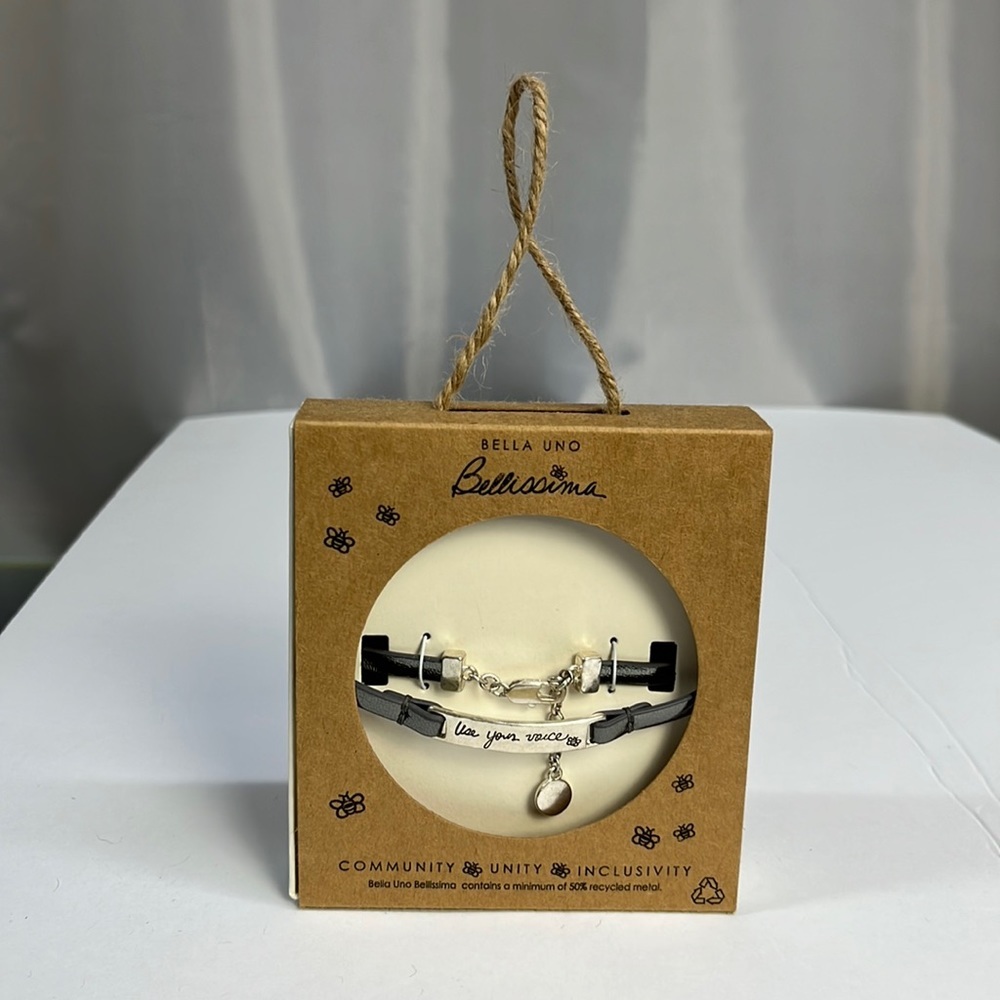 Bella Uno Bellissima “Use your voice” bracelet